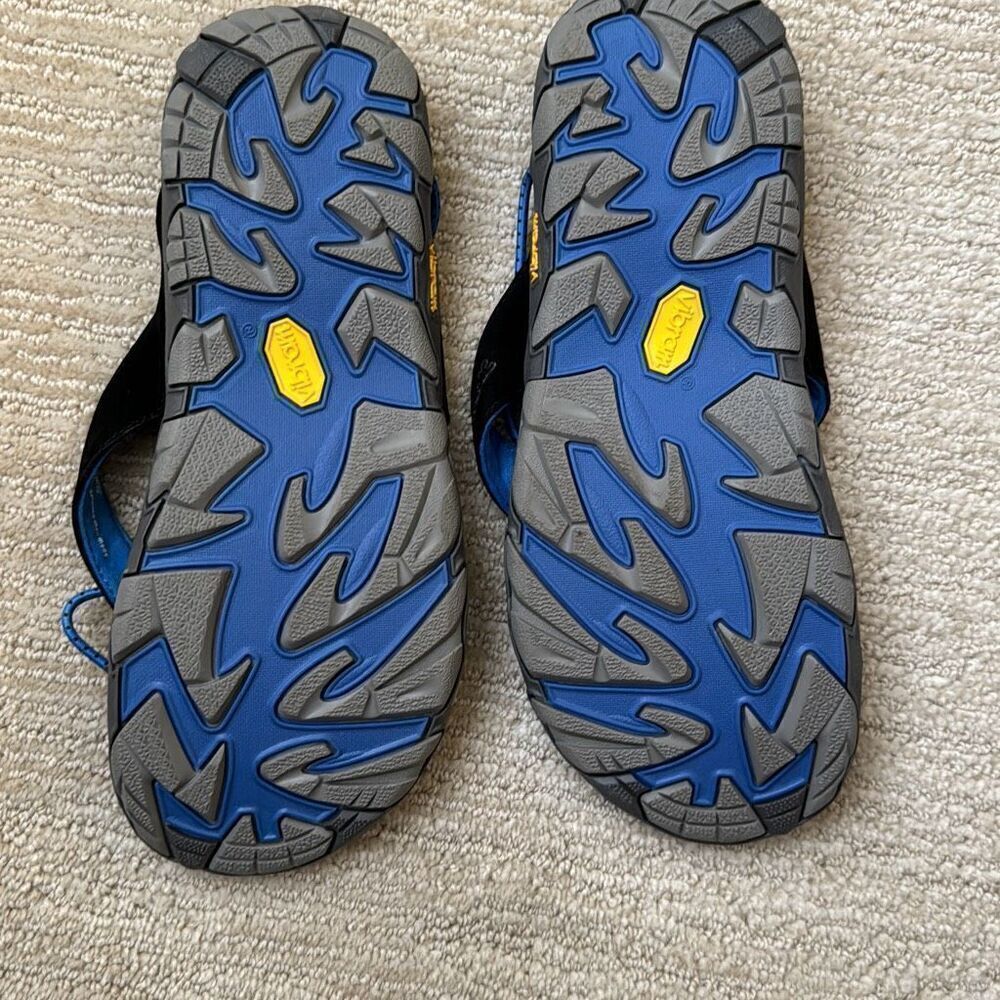 Vionics Women’s Cascade  Sandals With Orthaheel Technology, Black With Blue Trim - Picture 7 of 7